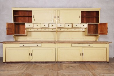 Large Edwardian Pine Kitchen Cabinet